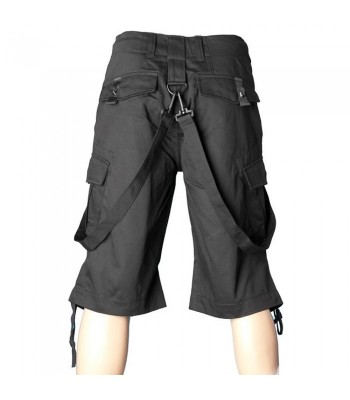 Men Gothic Shorts Black Punk Bondage Straps Short For Sale